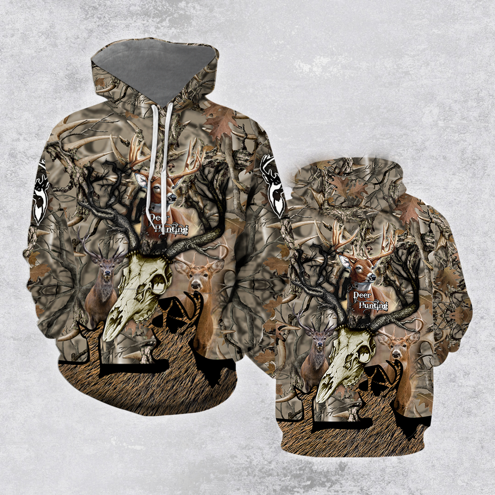 Camoufalge Deer Hunter Cool All Over Print  For Men _ Women  HO2705