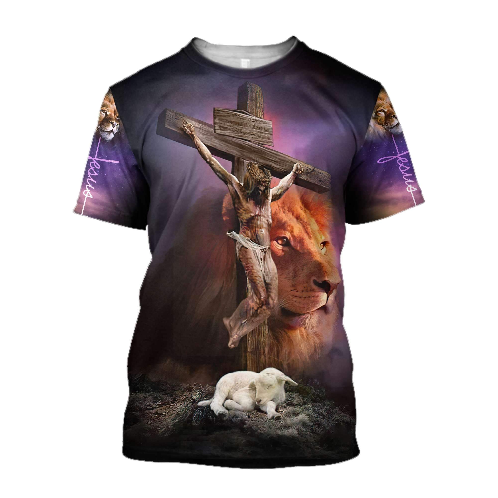 Christian Jesus Easter All Over Print Hoodie For Men _ Women Full Size Colorful HT6929