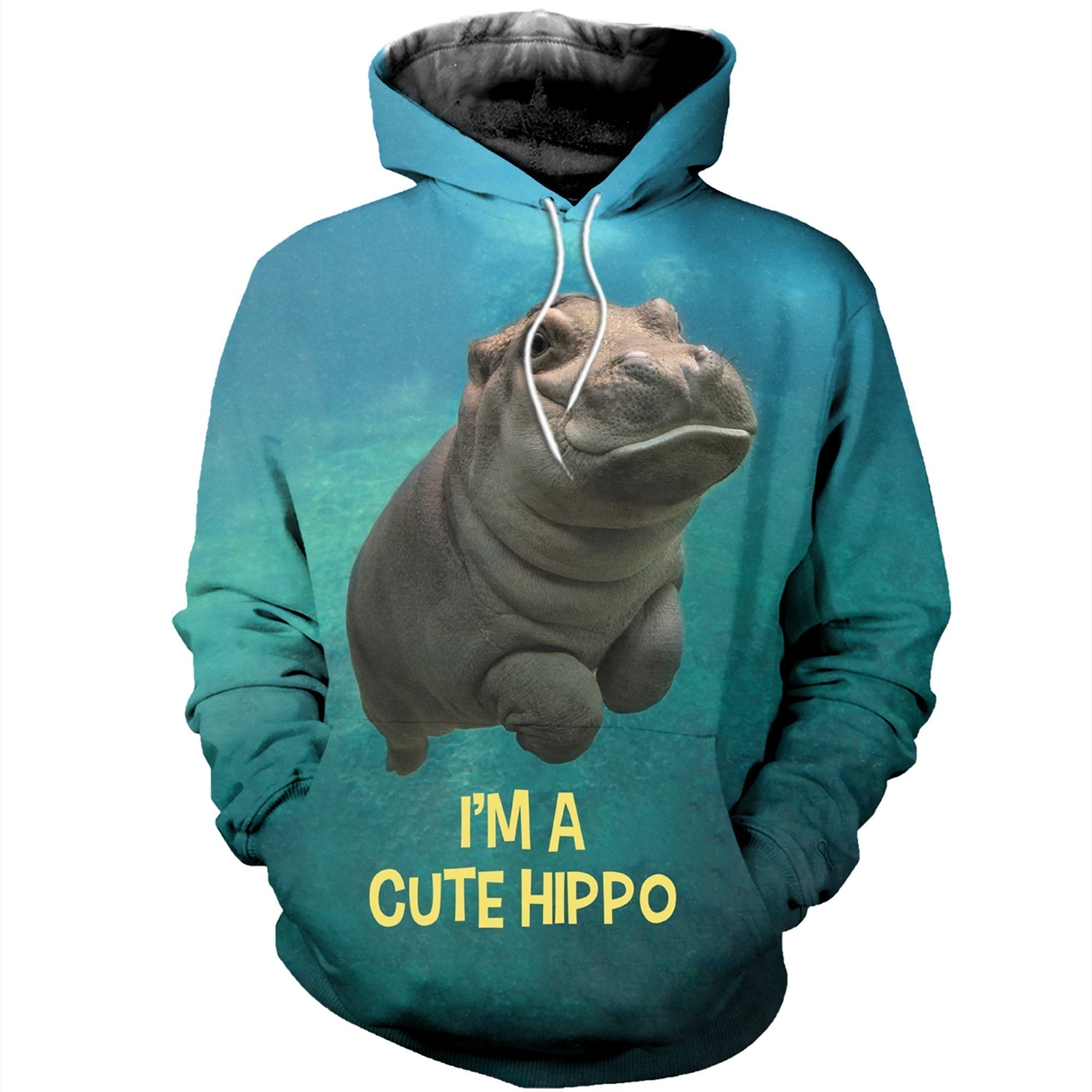 Cute Hippo All Over Print For Men _ Women HO1208