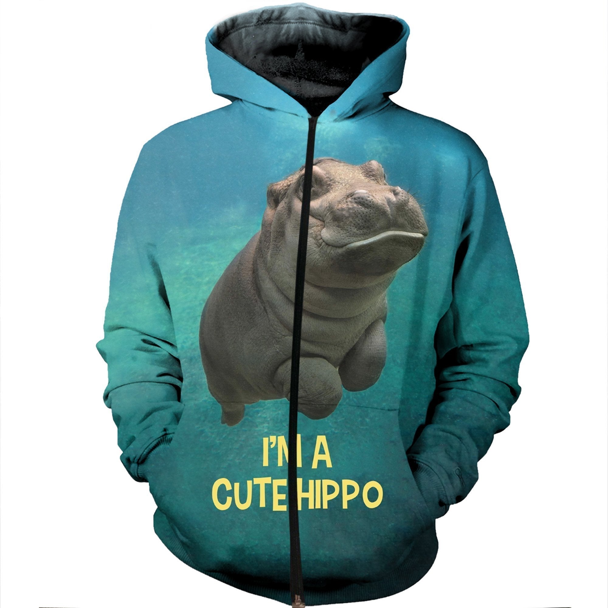 Cute Hippo All Over Print For Men _ Women HO1208