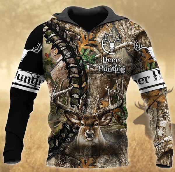 Deer Head Rope Hunting All Over Print For Men _ Women HT4754