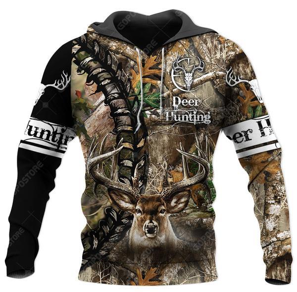 Deer Head Rope Hunting All Over Print For Men _ Women HT4754