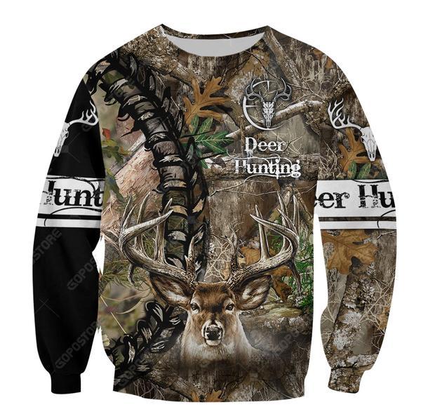 Deer Head Rope Hunting All Over Print For Men _ Women HT4754