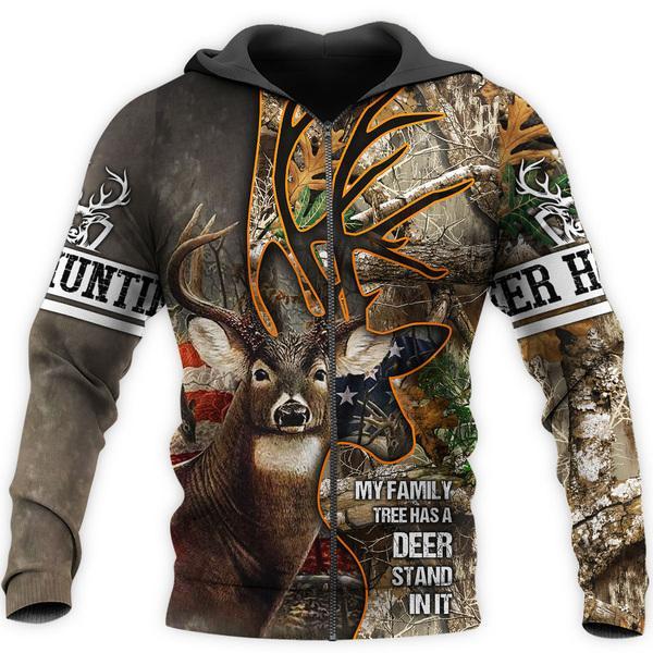 Deer Hunting All Over Print For Men _ Women HT4728