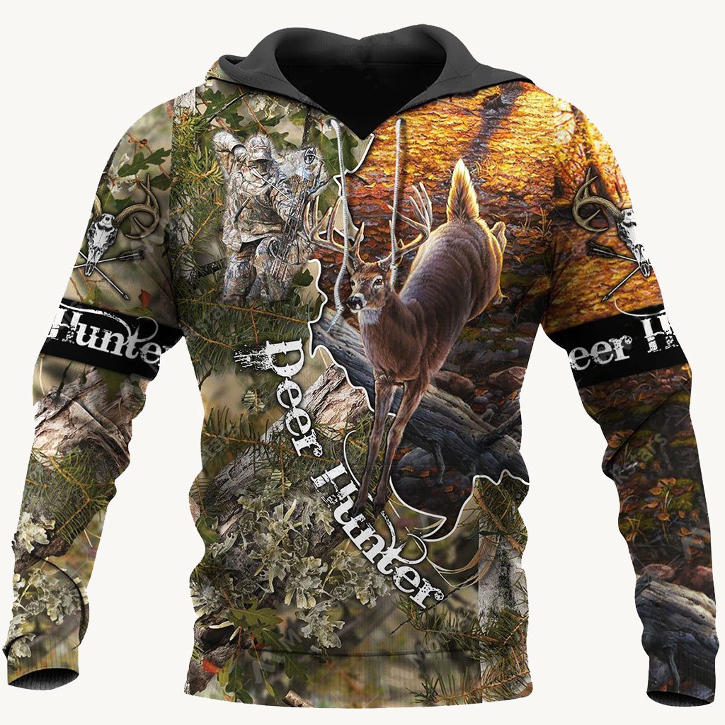 Deer Hunting Camo All Over Print  For Men _ Women  HT4471