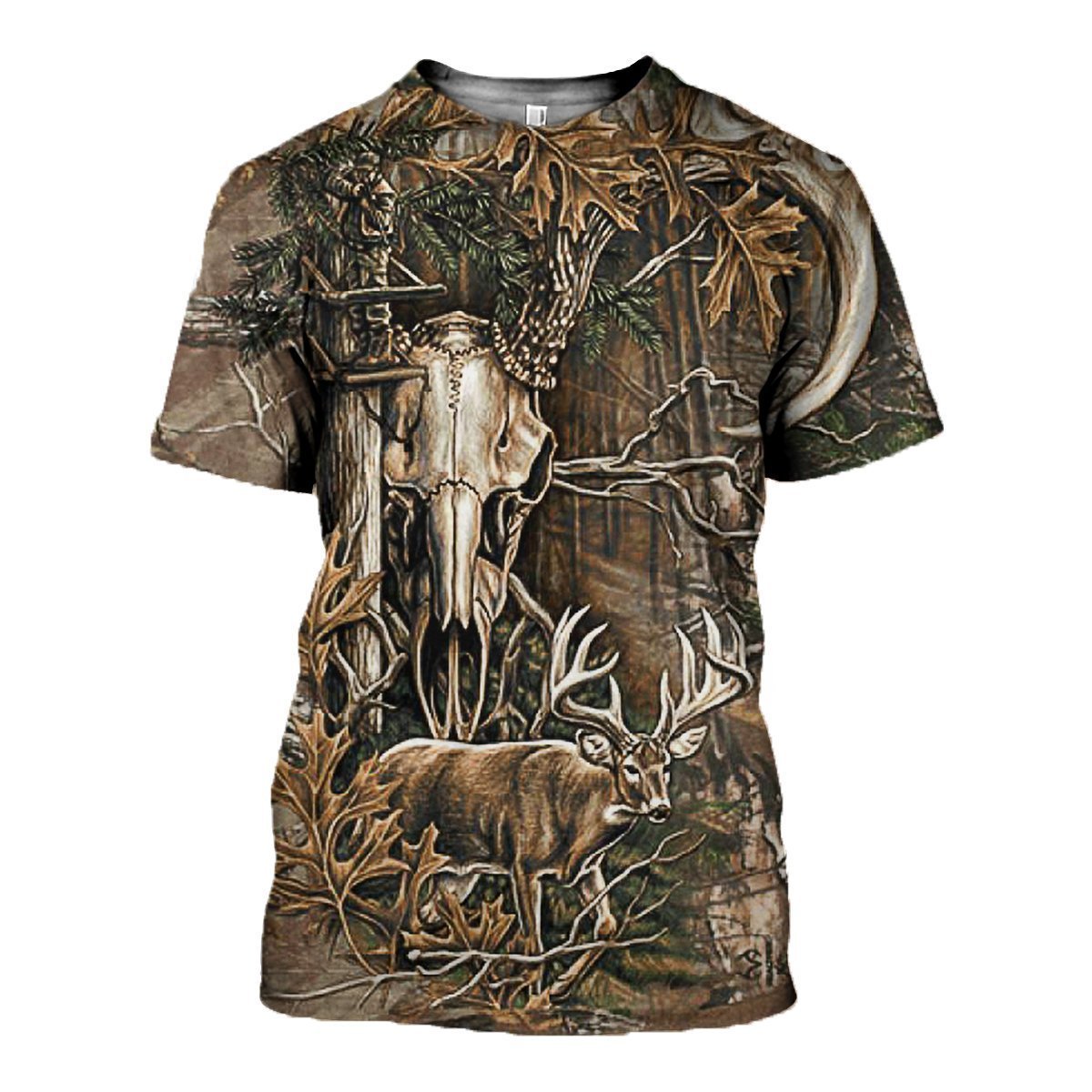 Deer Hunting Camo All Over Print For Men _ Women HT7171