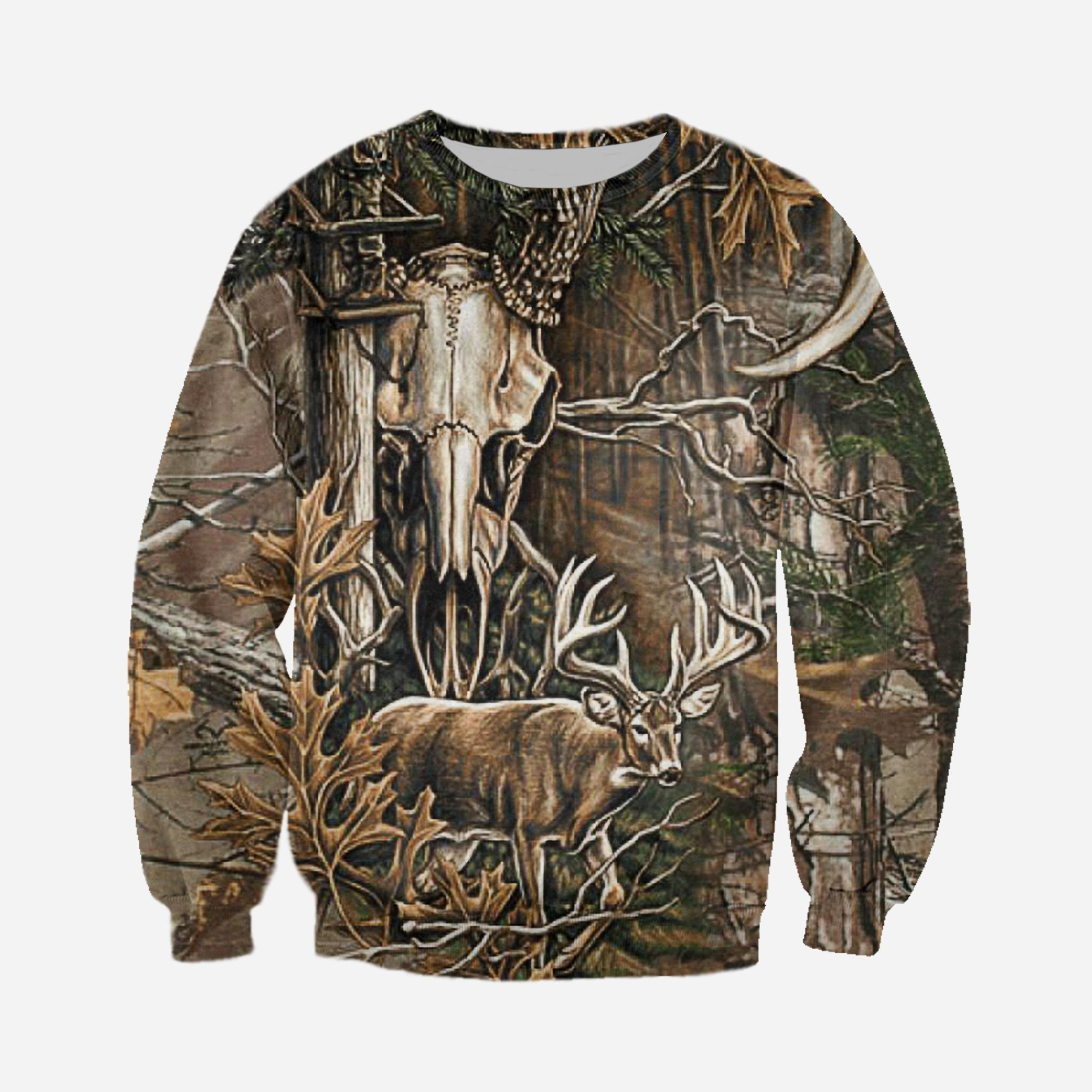 Deer Hunting Camo All Over Print For Men _ Women HT7171