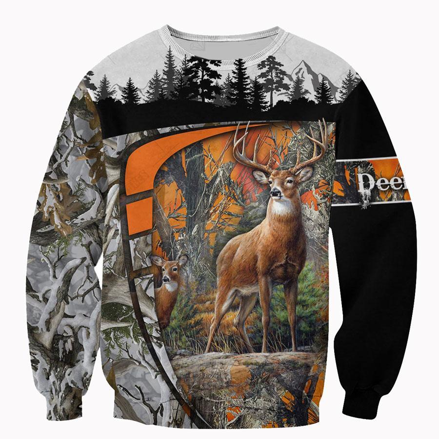 Deer Hunting Girl All Over Print For Men _ Women HT4469