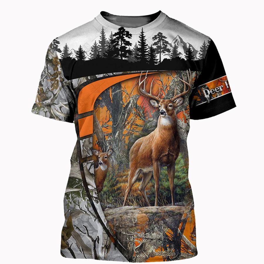 Deer Hunting Girl All Over Print For Men _ Women HT4469