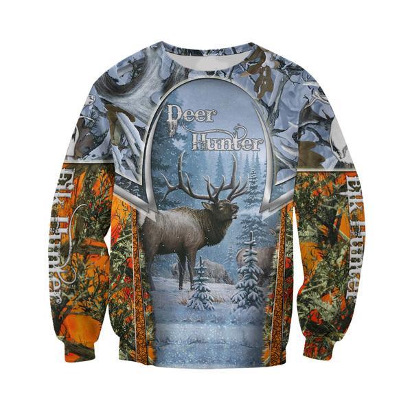Elk Hunting All Over Print For Men _ Women HT4939