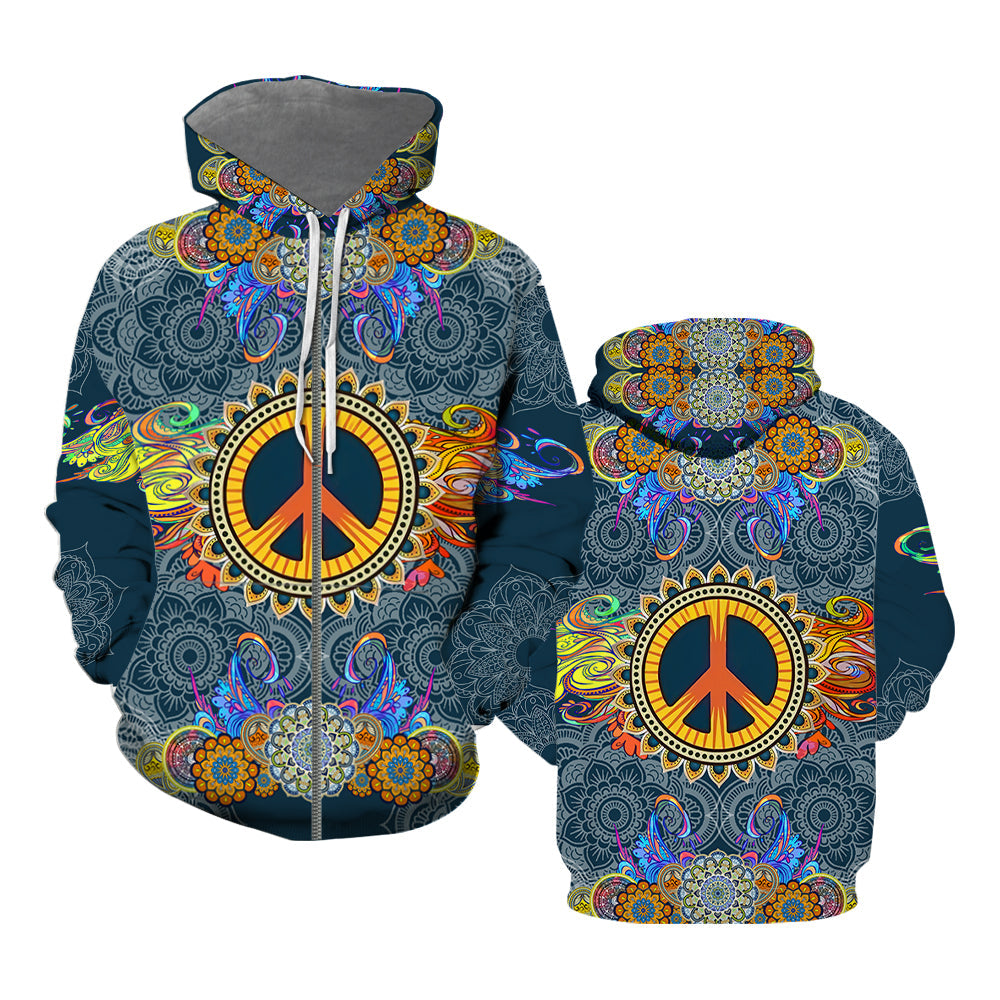 Hippie All Over Print For Men _ Women HT3222