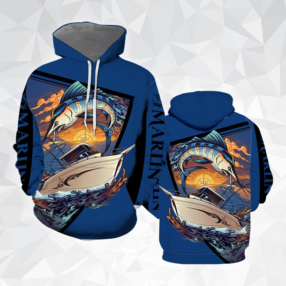 Marlin Fish  All Over Print  For Men _ Women  HT4524