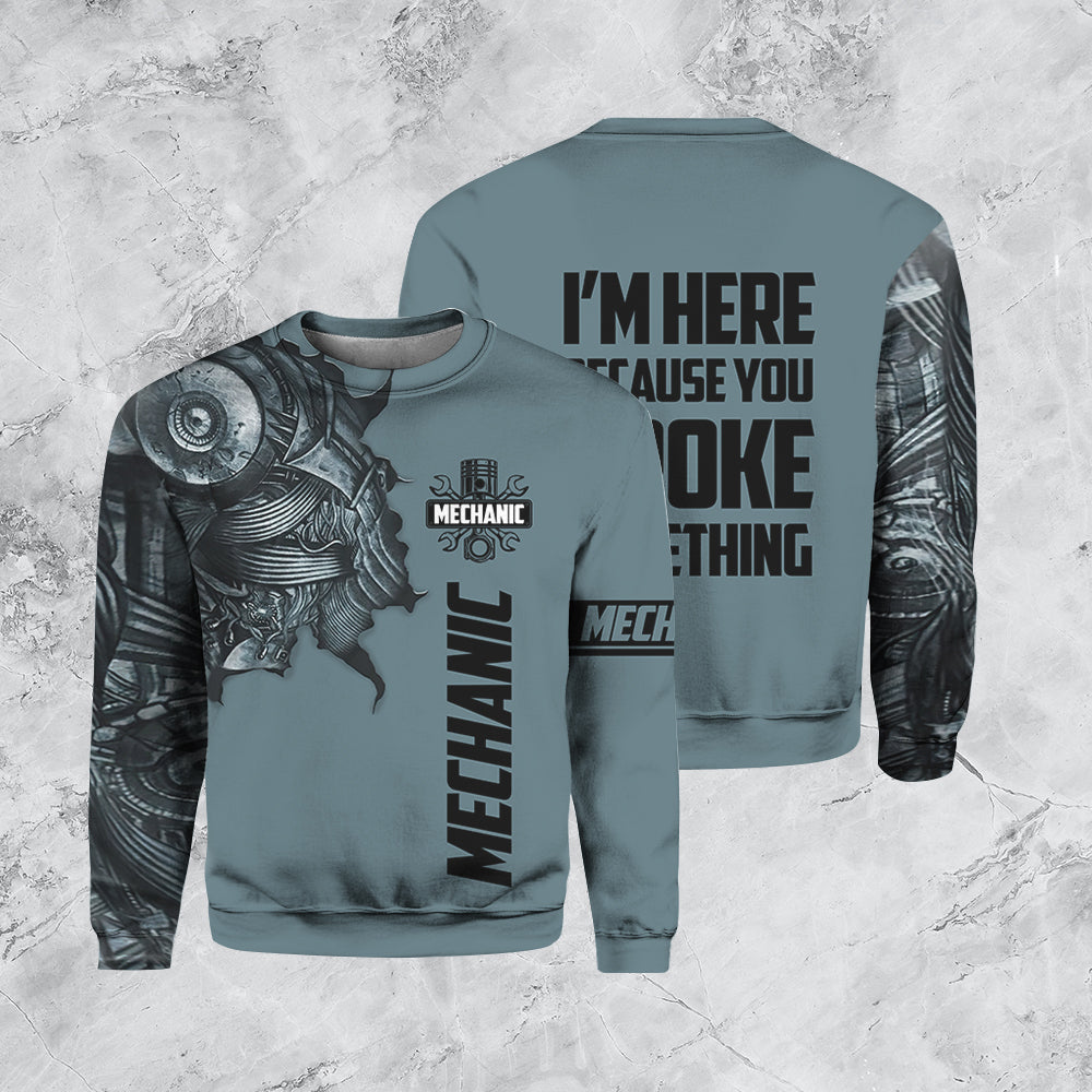 Mechanic Tattoo All Over Print For Men _ Women HT7681