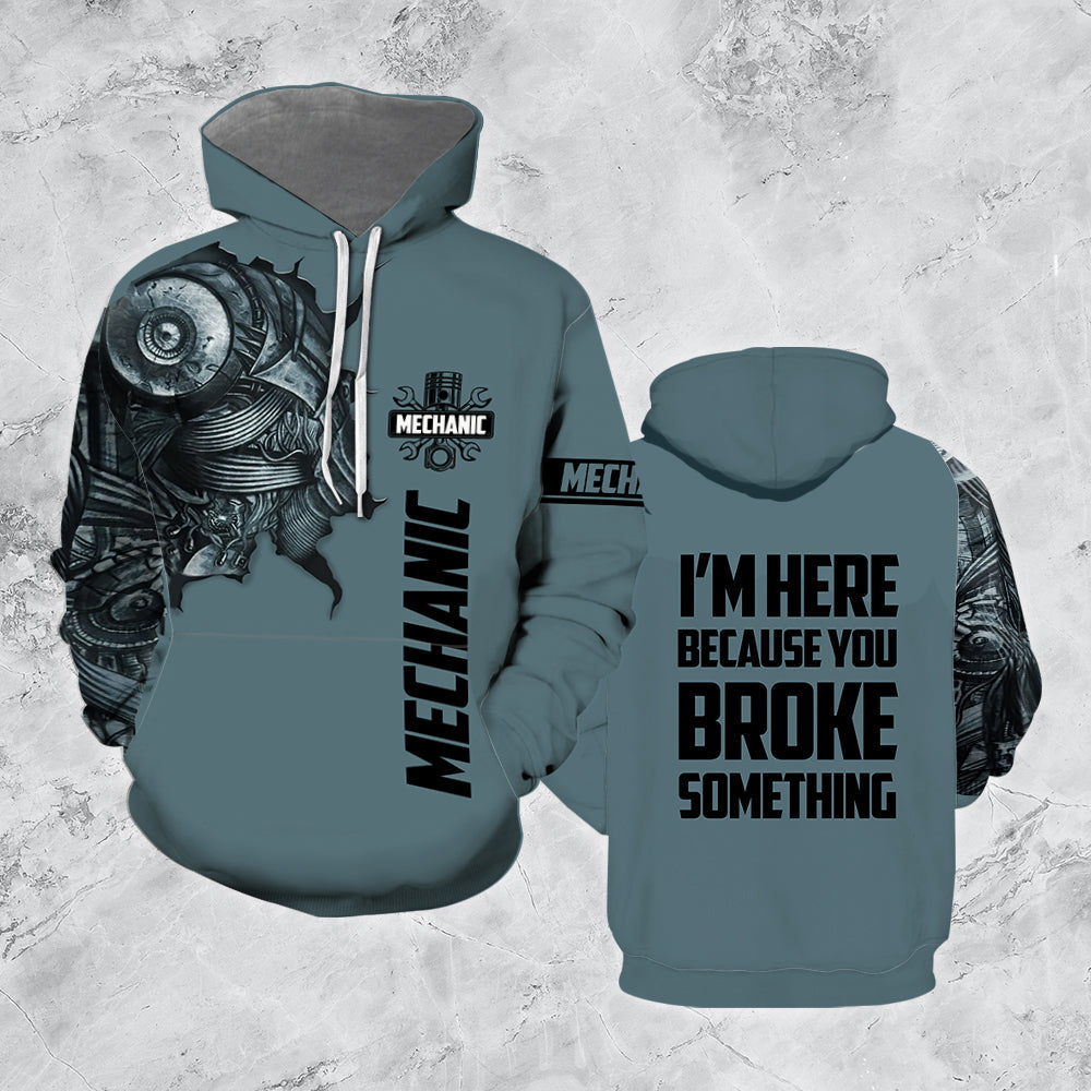 Mechanic Tattoo All Over Print  For Men _ Women  HT7681