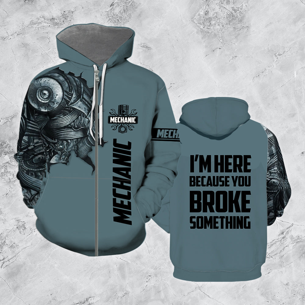 Mechanic Tattoo All Over Print For Men _ Women HT7681