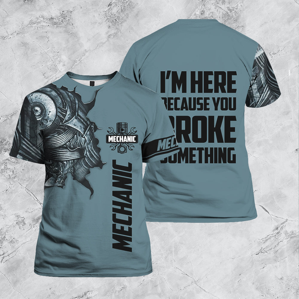 Mechanic Tattoo All Over Print For Men _ Women HT7681