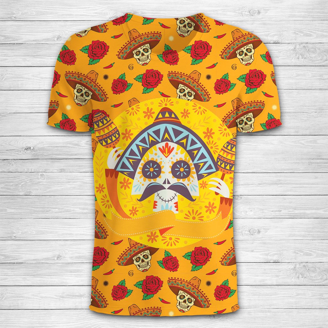 Mexican Independence Day Skull Gift All Over Print For Men _ Women HO7554