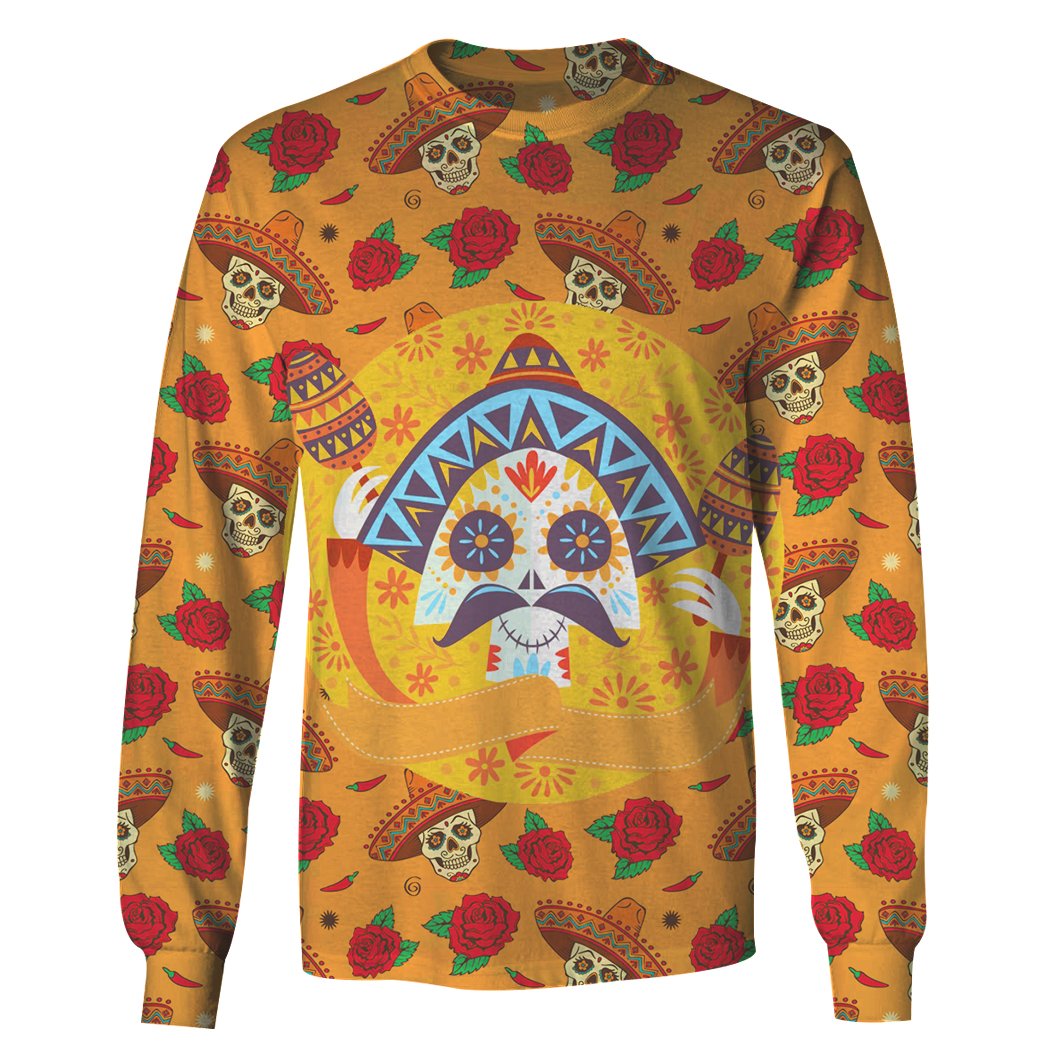 Mexican Independence Day Skull Gift All Over Print For Men _ Women HO7554