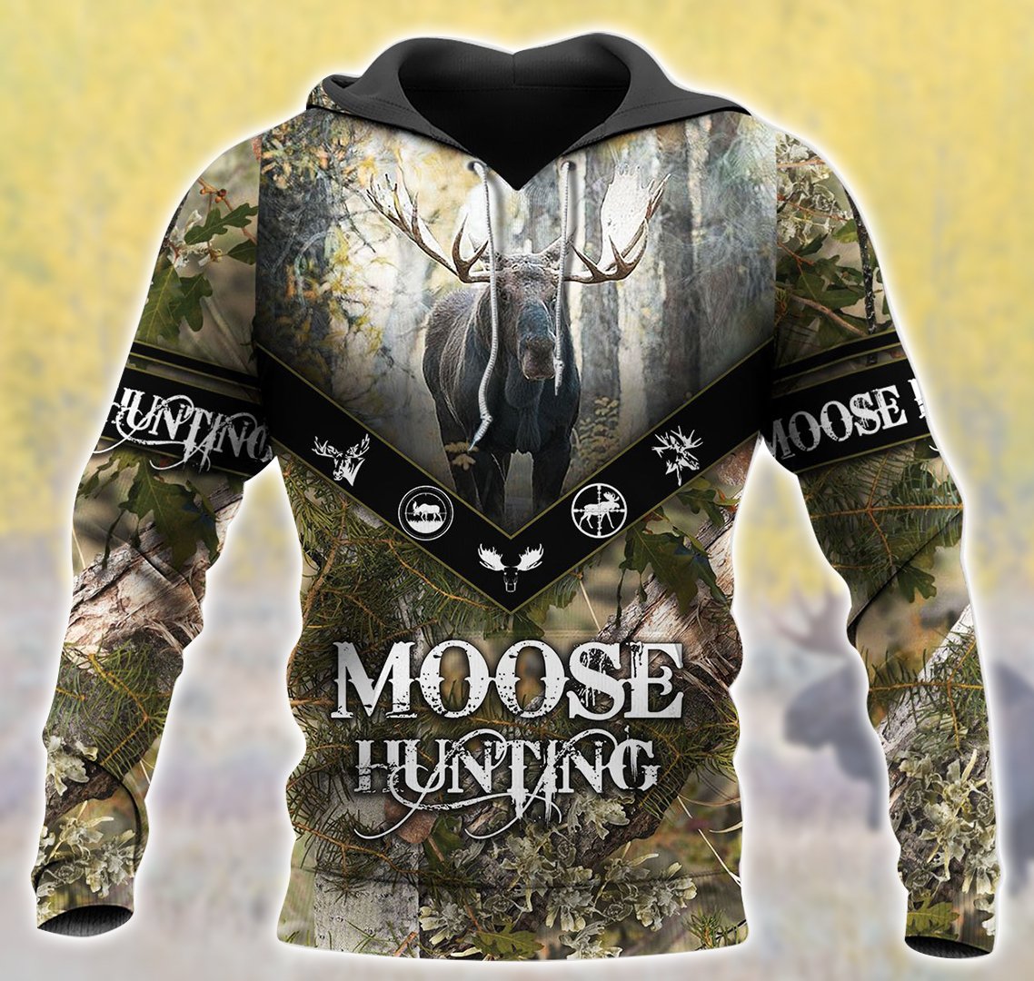 Moose Hunting All Over Print  For Men _ Women  HT5249