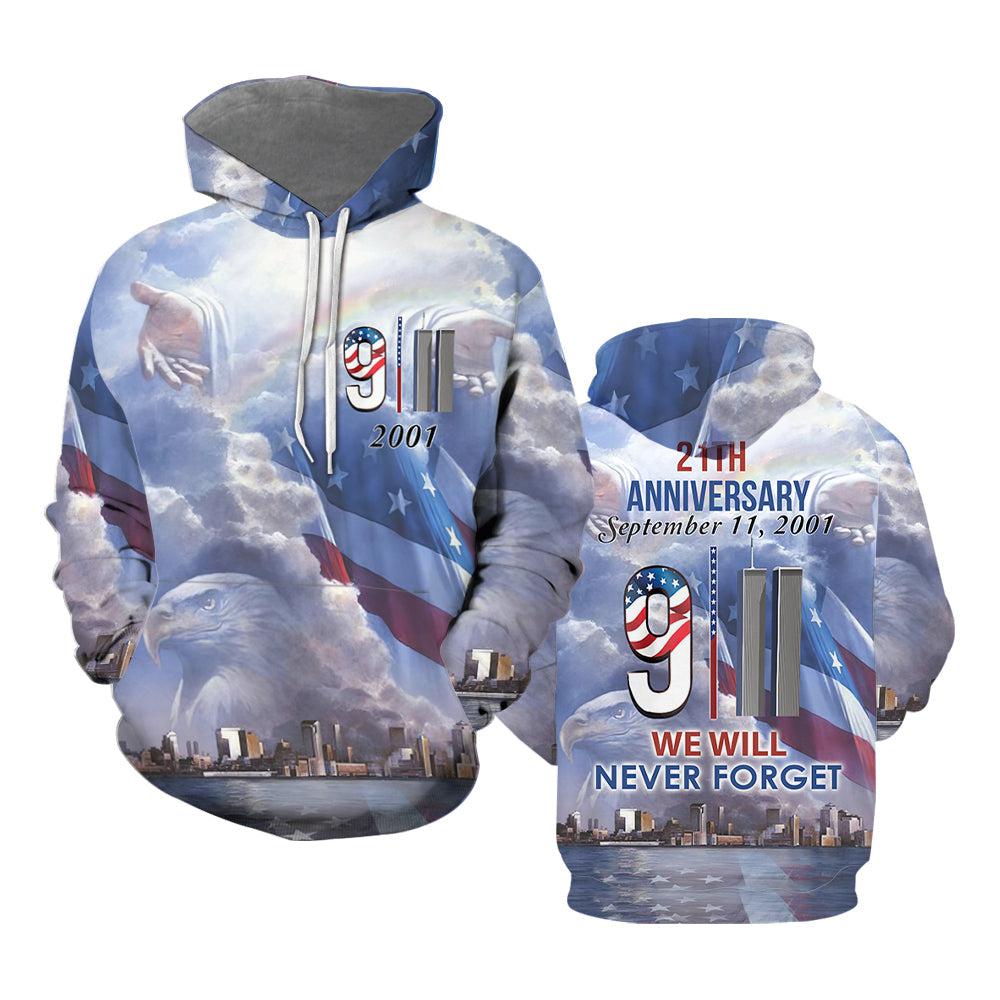 Never Forget 911 All Over Print  For Men _ Women  HP2350