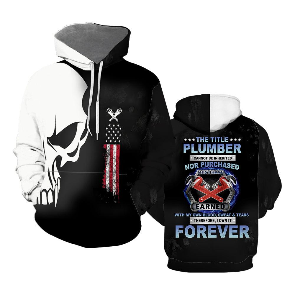 Plumber Proud Skull All Over Print  For Men _ Women  HP2255