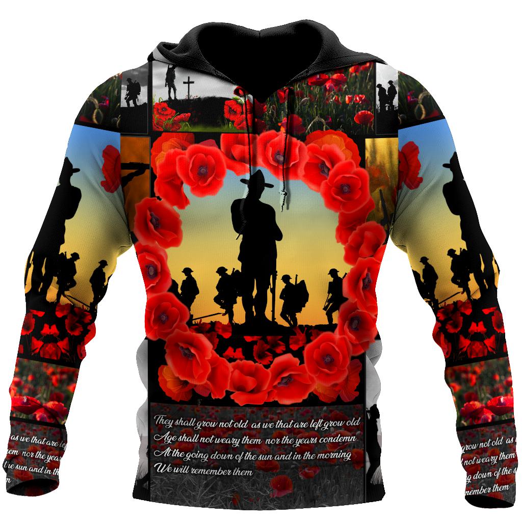 Remember Anzac Day All Over Print  For Men _ Women HT9015