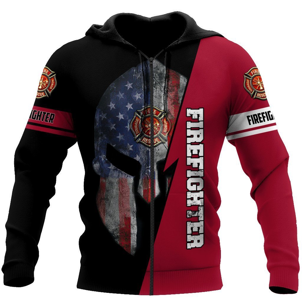 Spartan Firefighter All Over Print For Men _ Women HT7435