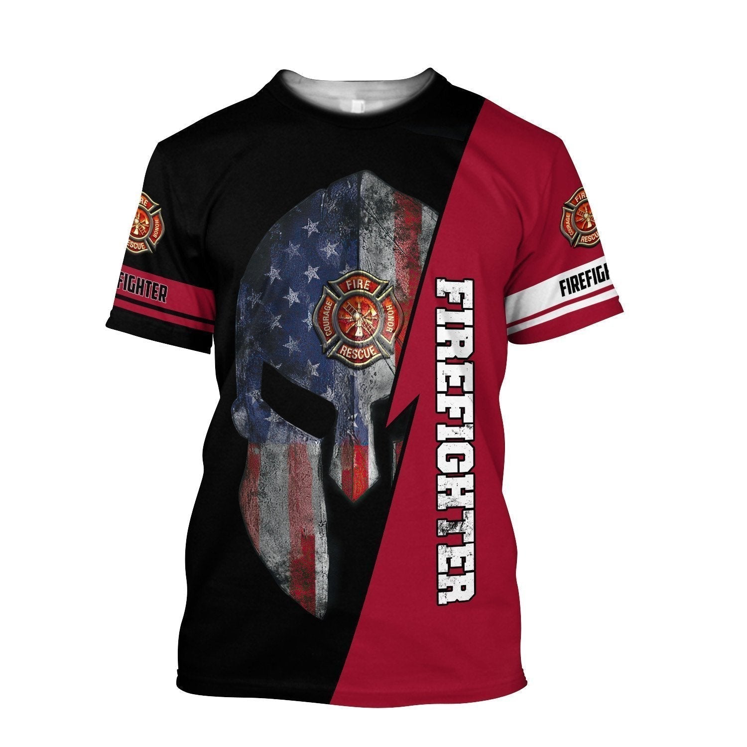 Spartan Firefighter All Over Print For Men _ Women HT7435