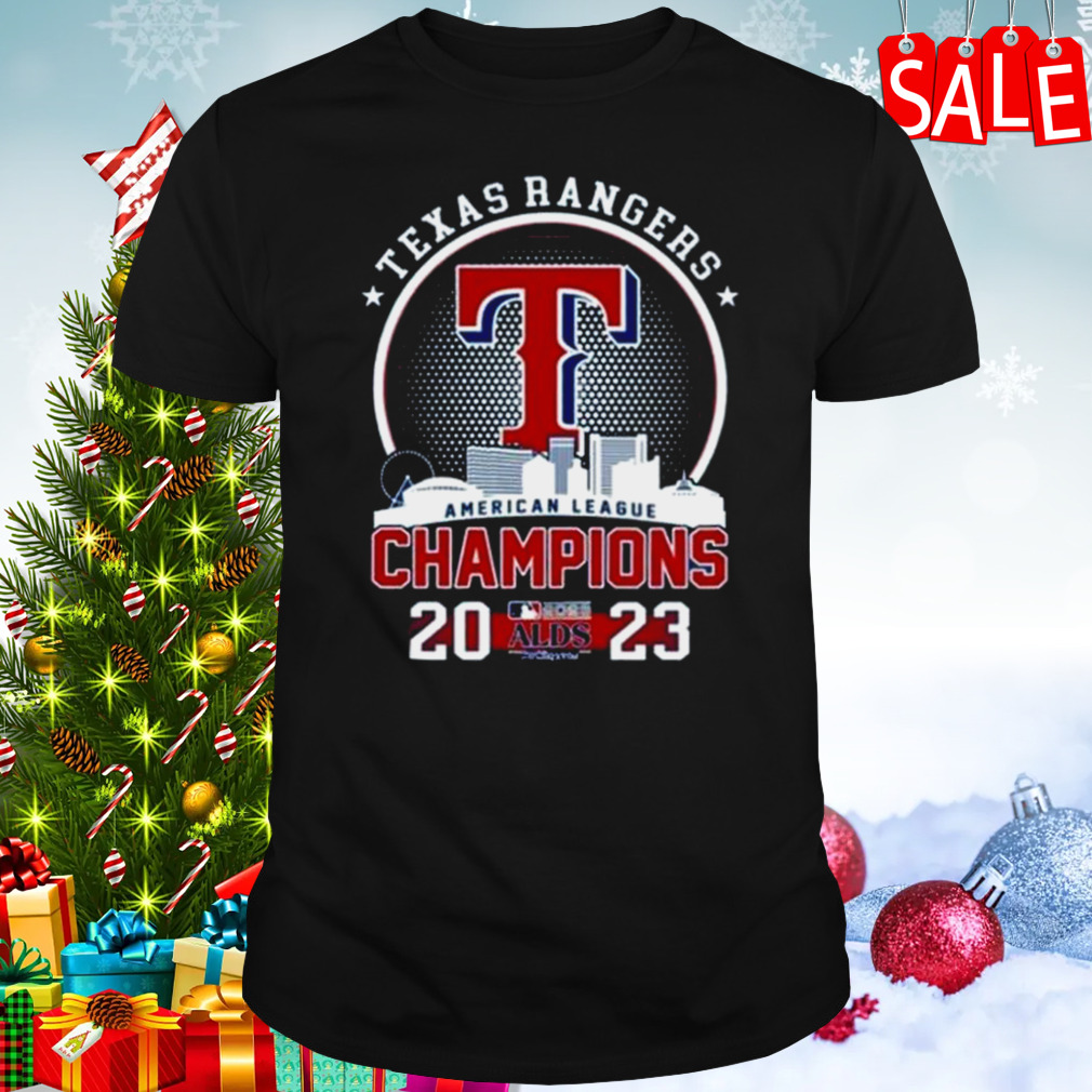 Texas Rangers 2023 Skyline American League Champions Shirt