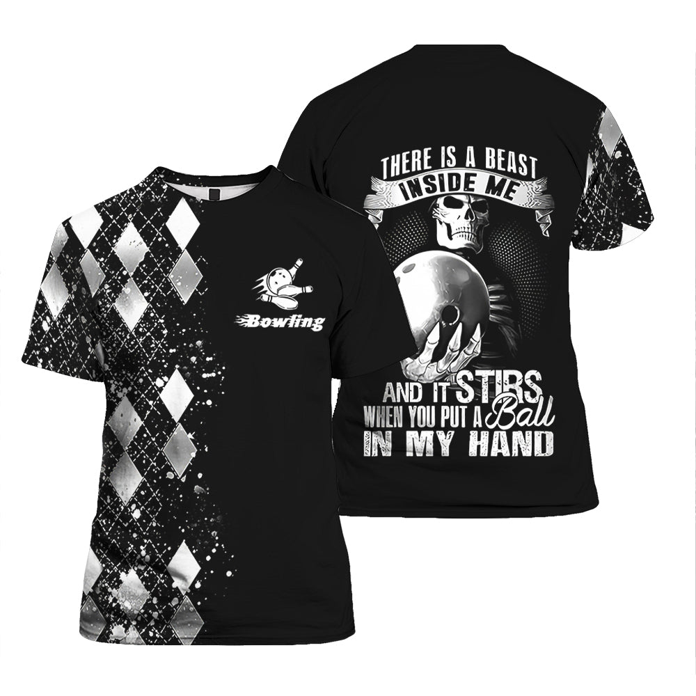 There Is A Beast Inside Me Silver Bowling All Over Print For Men _ Women HP2411
