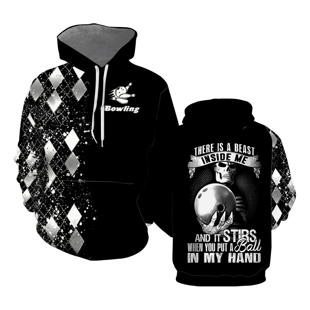 There Is A Beast Inside Me Silver Bowling All Over Print  For Men _ Women  HP2411