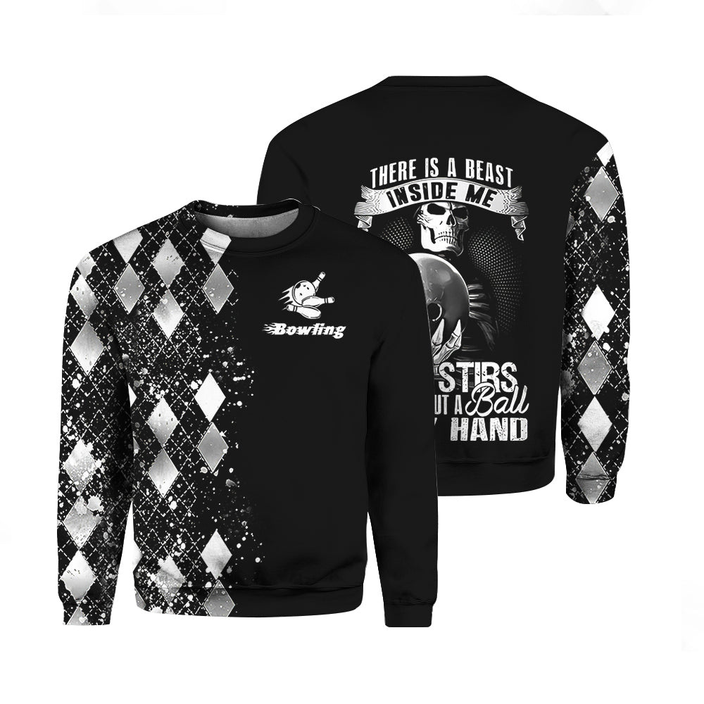 There Is A Beast Inside Me Silver Bowling All Over Print For Men _ Women HP2411