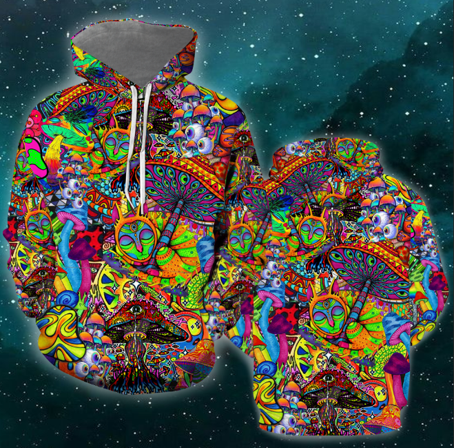 Trippy Hippie Mushroom All Over Print  For Men _ Women  HP1515