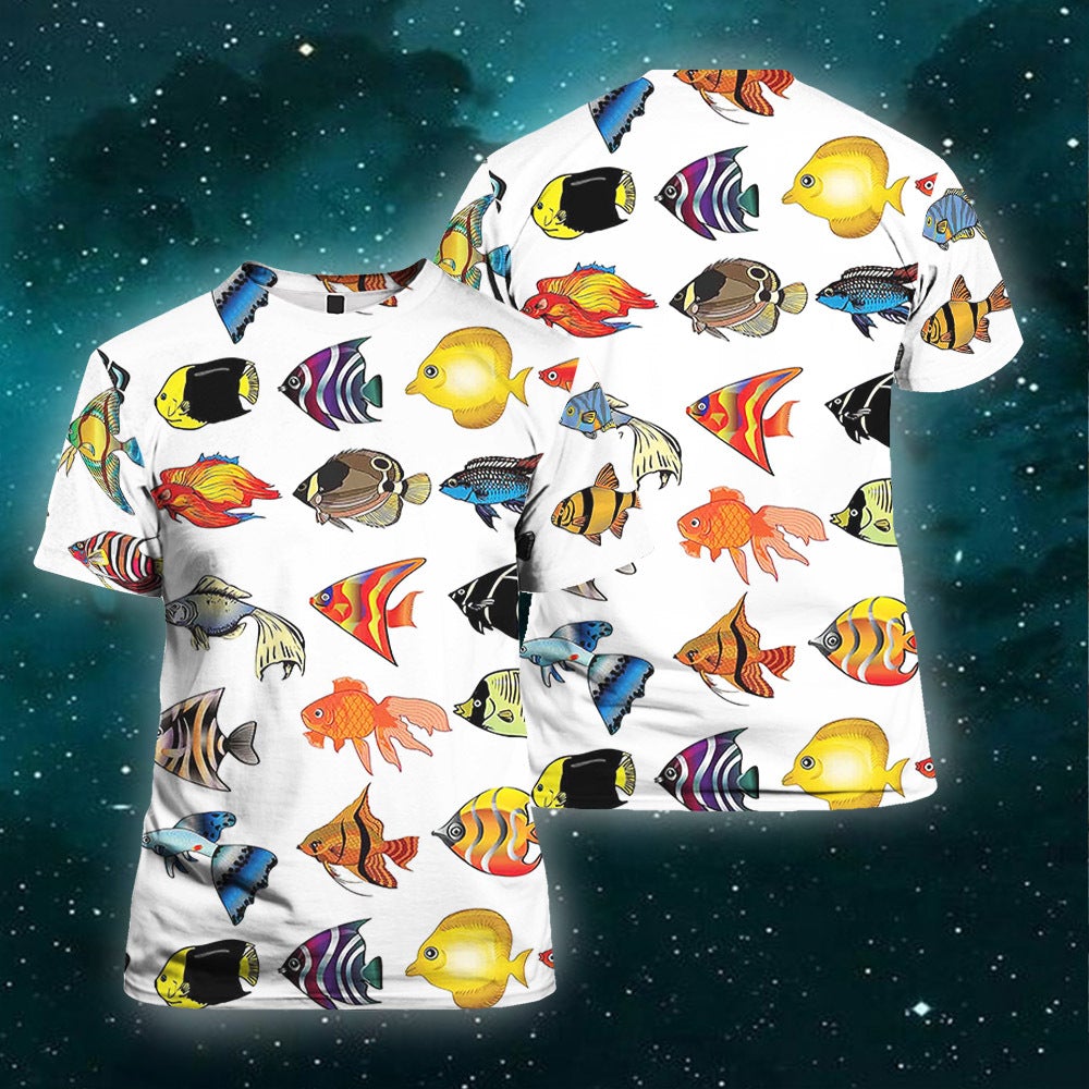 Tropical Fish Art All Over Print For Men _ Women HT2639