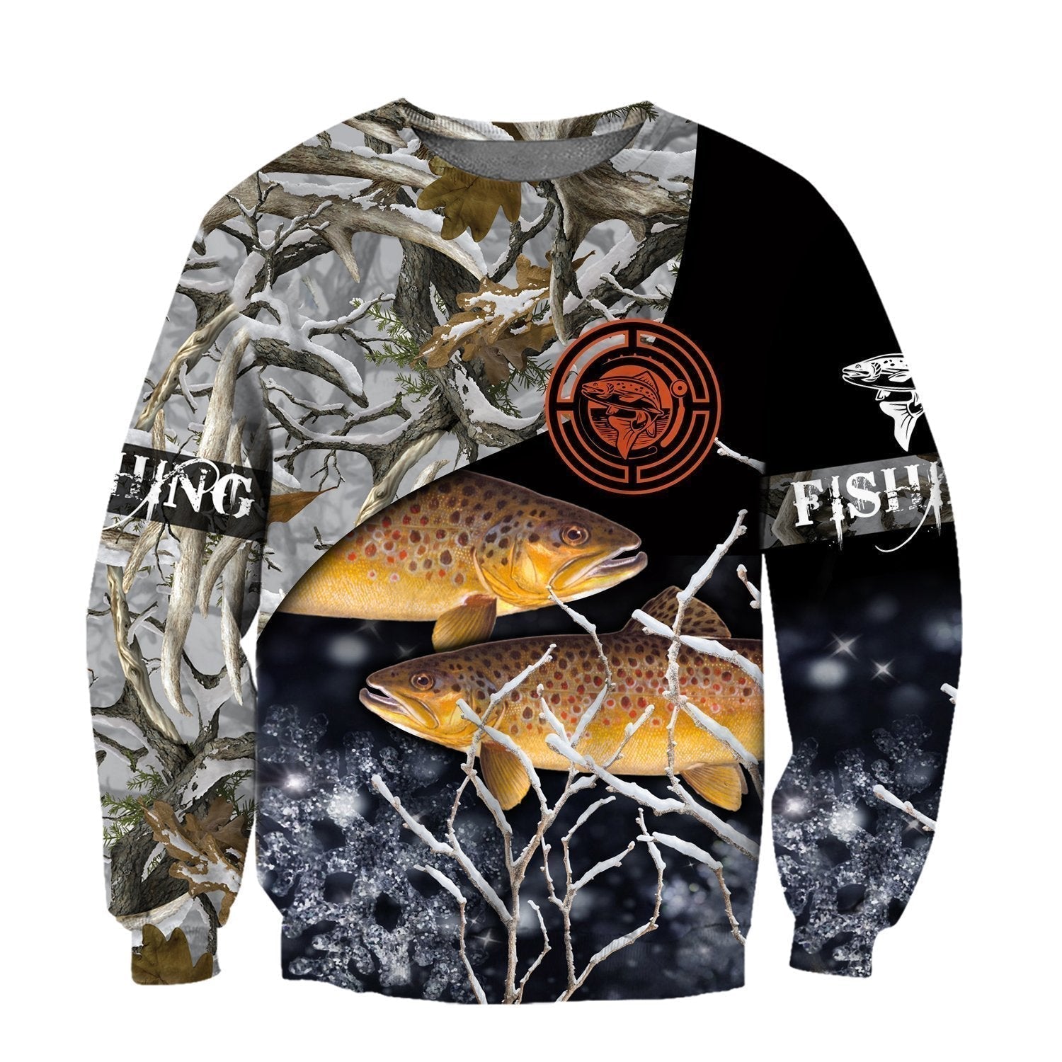 Trout Ice Fishing All Over Print For Men _ Women HT2559
