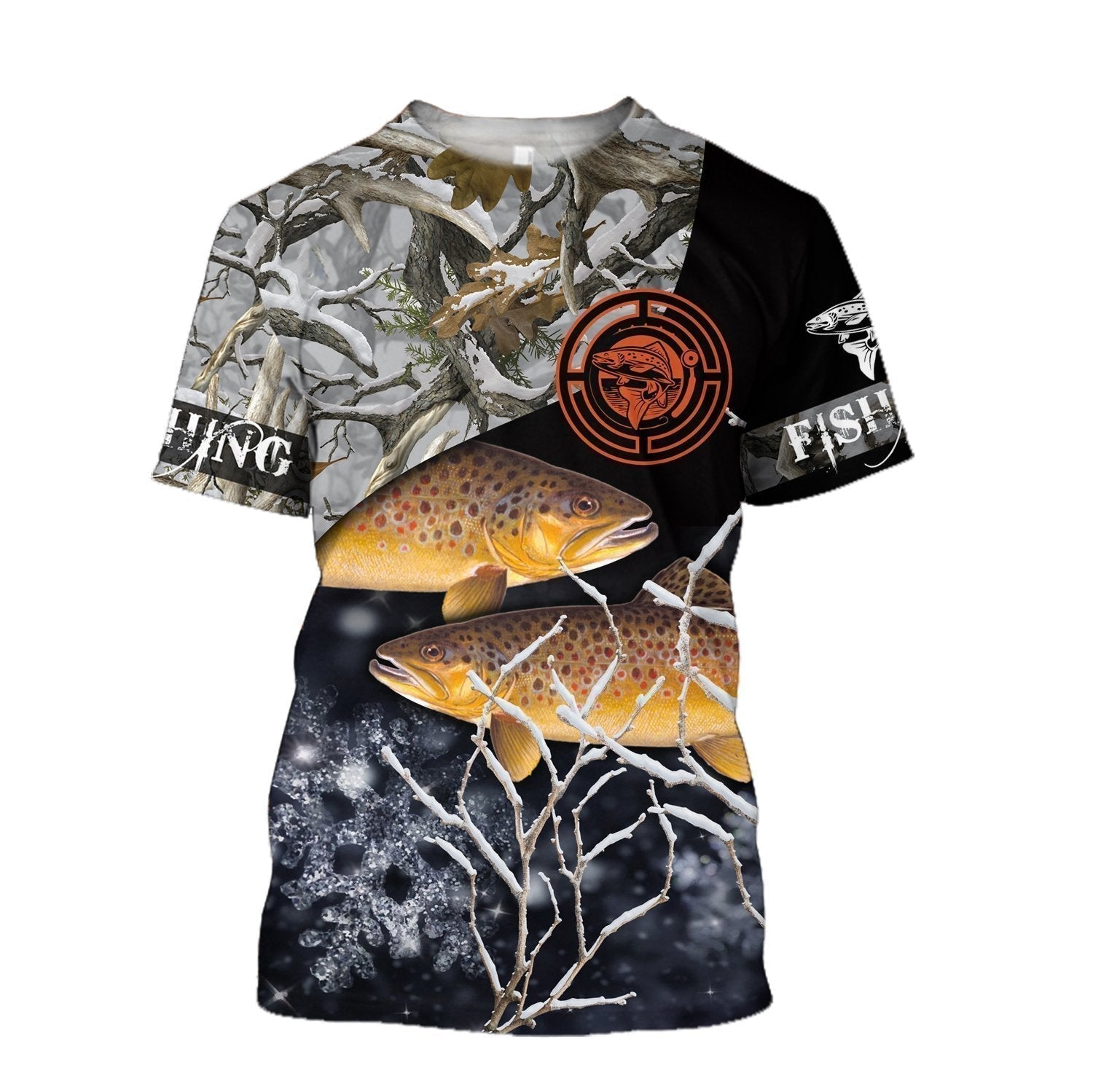 Trout Ice Fishing All Over Print For Men _ Women HT2559