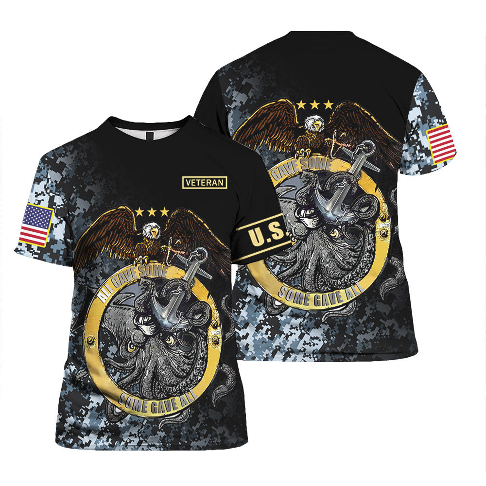 U.S Navy Octopus Cool Hoodie Over Print For Men _ Women HP2463