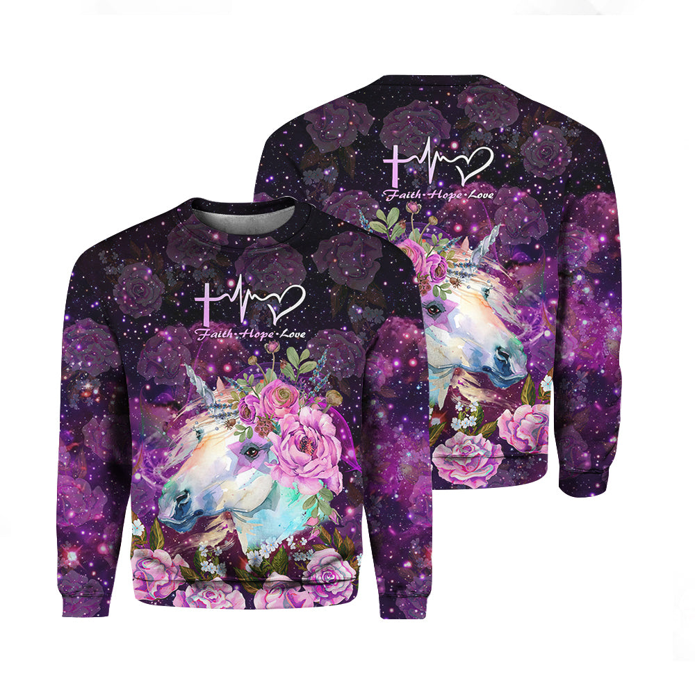 Unicorn Faith Hope Love All Over Print For Men _ Women HP5328