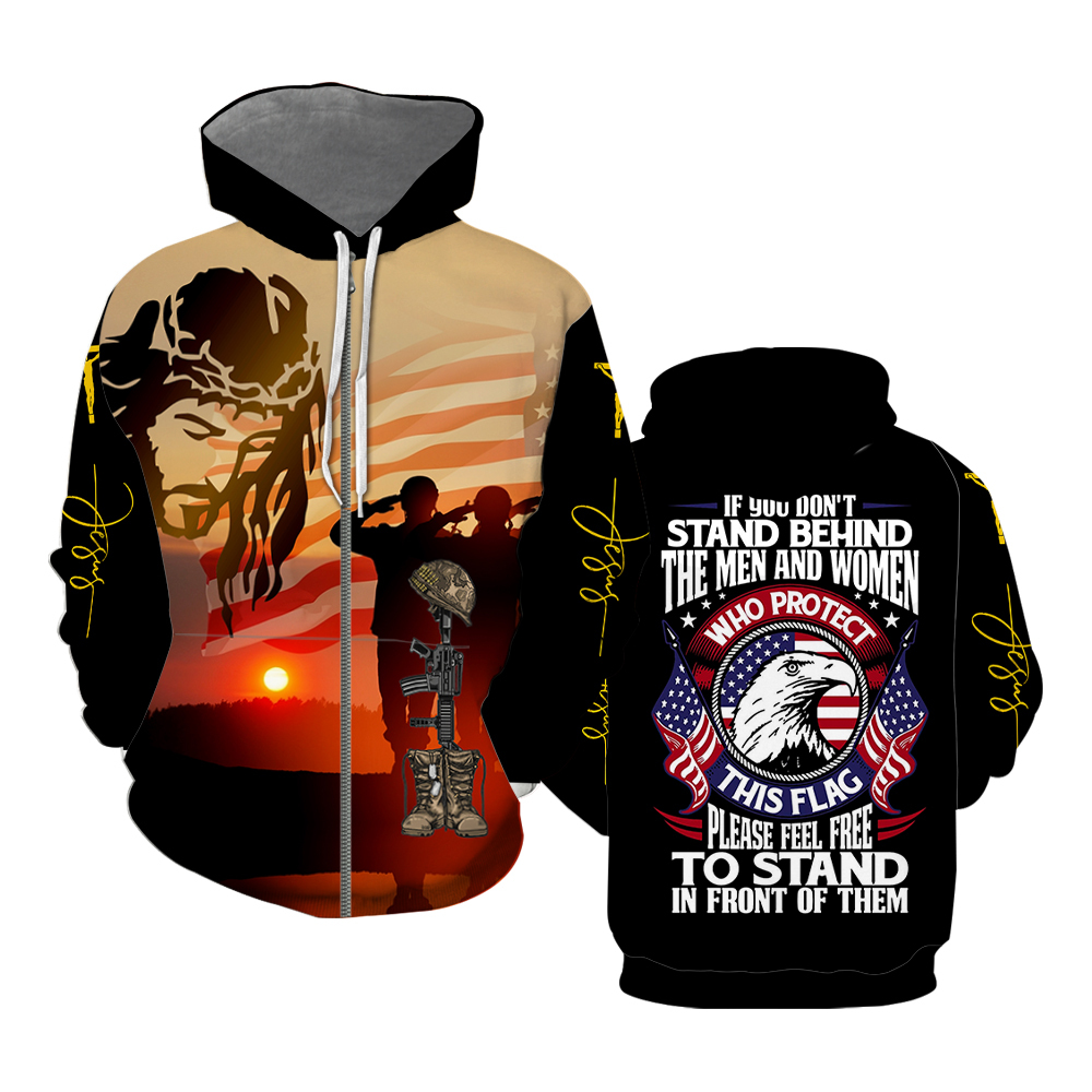 Veteran Faith Over Fear All Over Print For Men _ Women HP5019