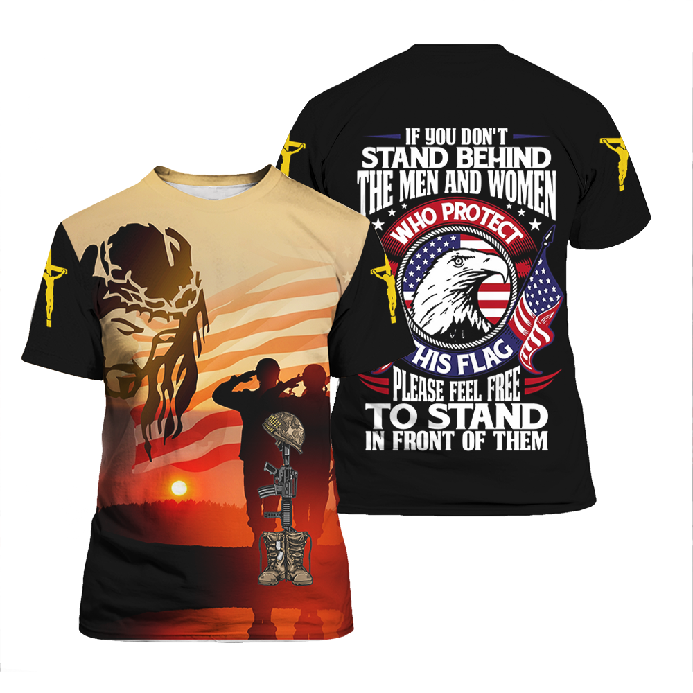 Veteran Faith Over Fear All Over Print For Men _ Women HP5019