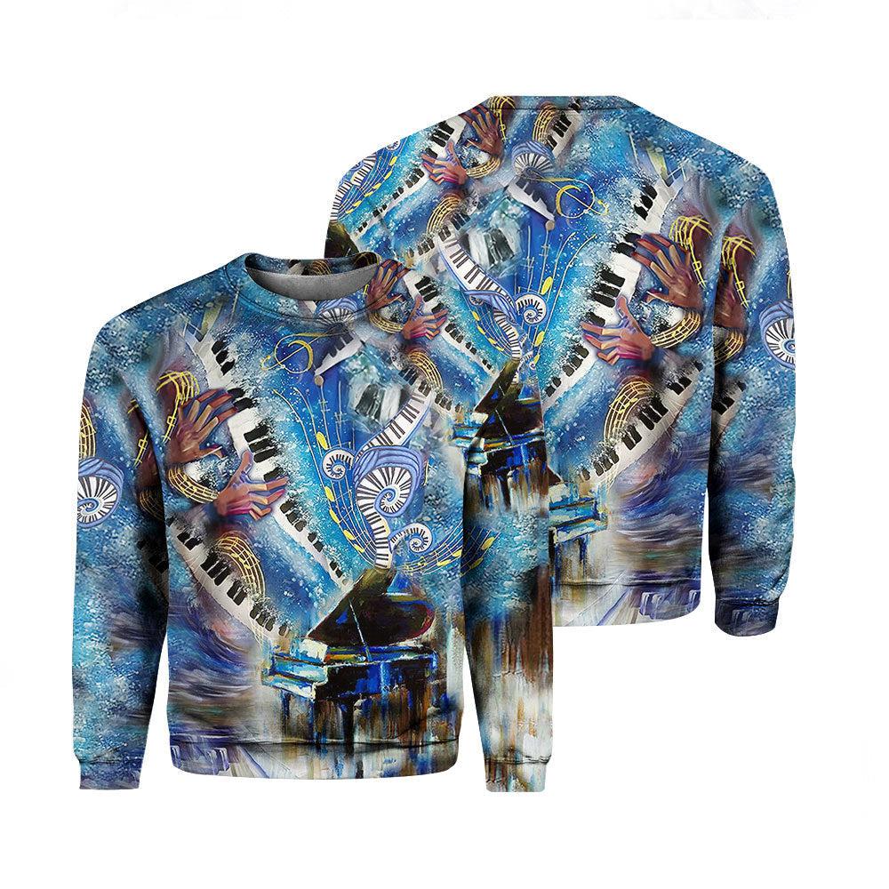 Where Words Fail Piano Speaks All Over Print For Men _ Women HP2240