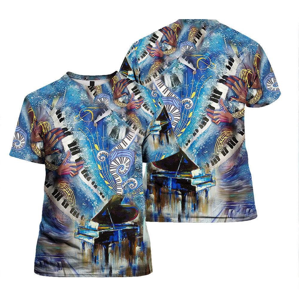 Where Words Fail Piano Speaks All Over Print For Men _ Women HP2240