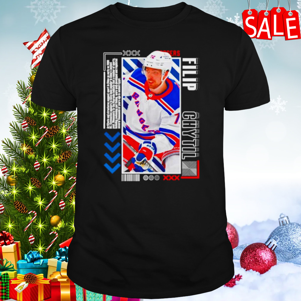 Filip Chytil hockey Paper Poster Rangers shirt