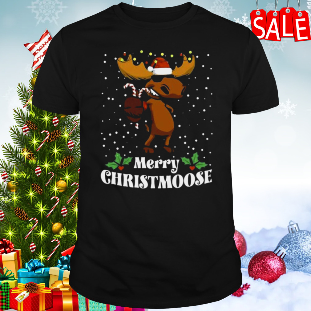 Santa Reindeer Merry Christmoose Christmas shirt