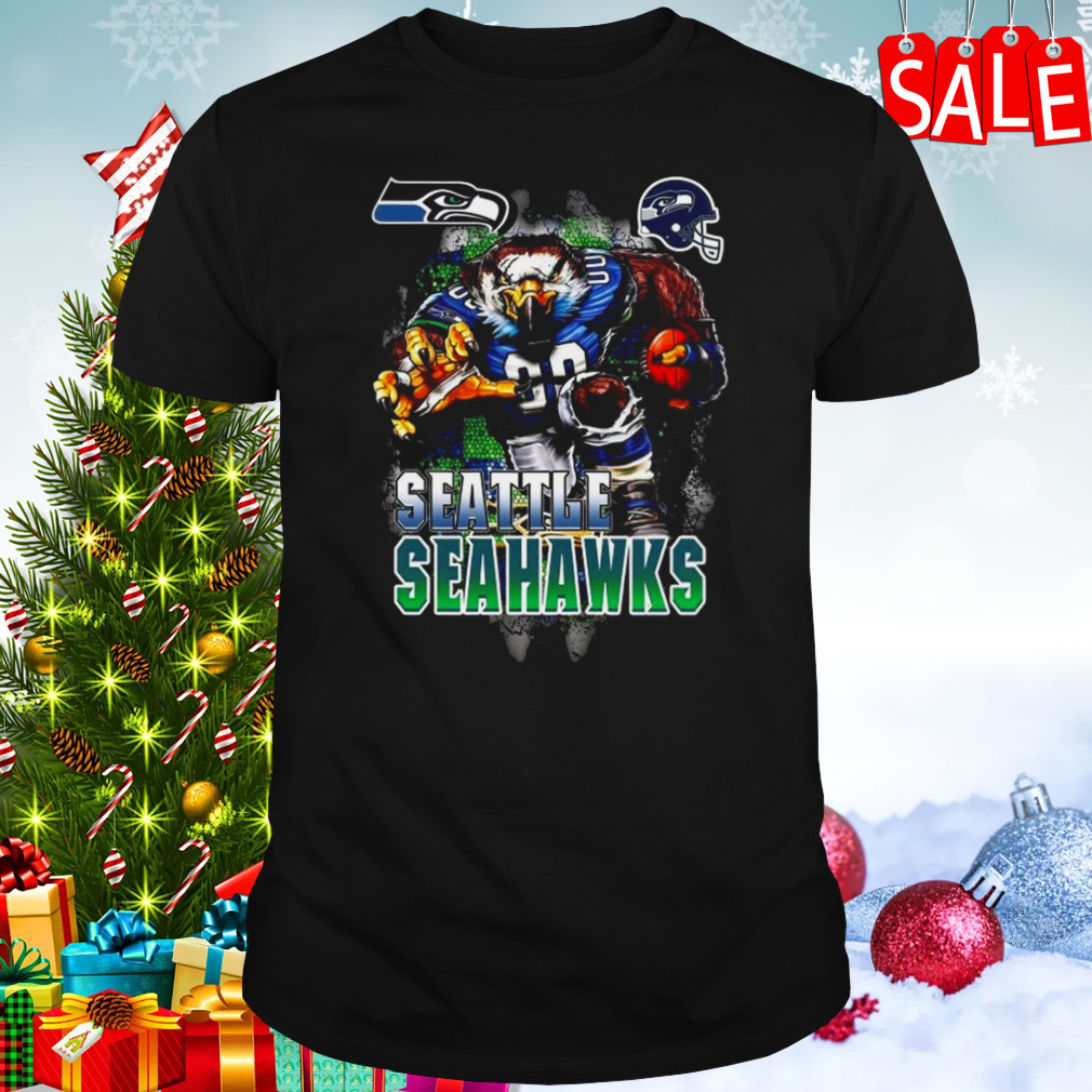Seattle Seahawks Football Mascot 2023 Vintage T-shirt
