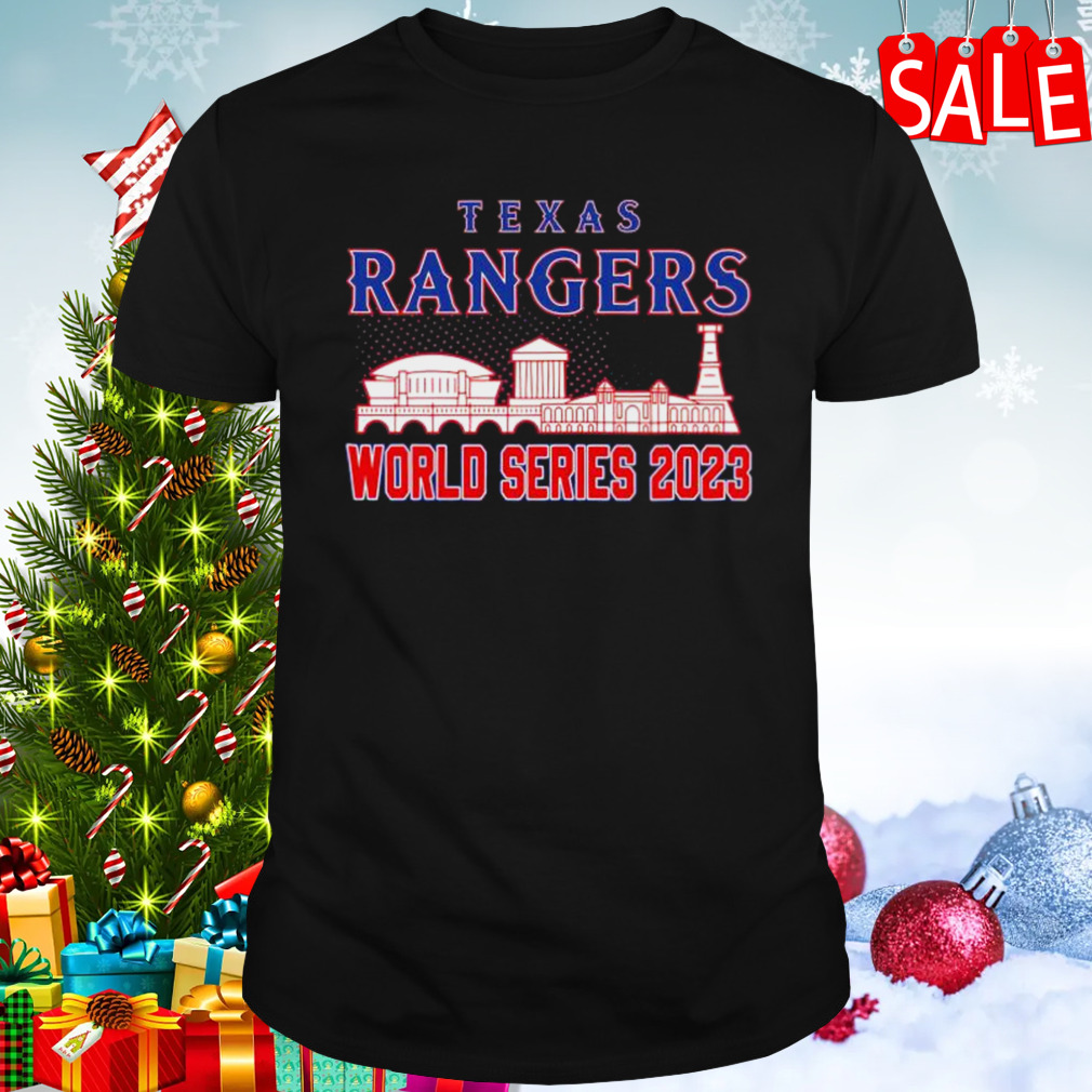 Texas Rangers World Series 2023 Champions Skyline Shirt