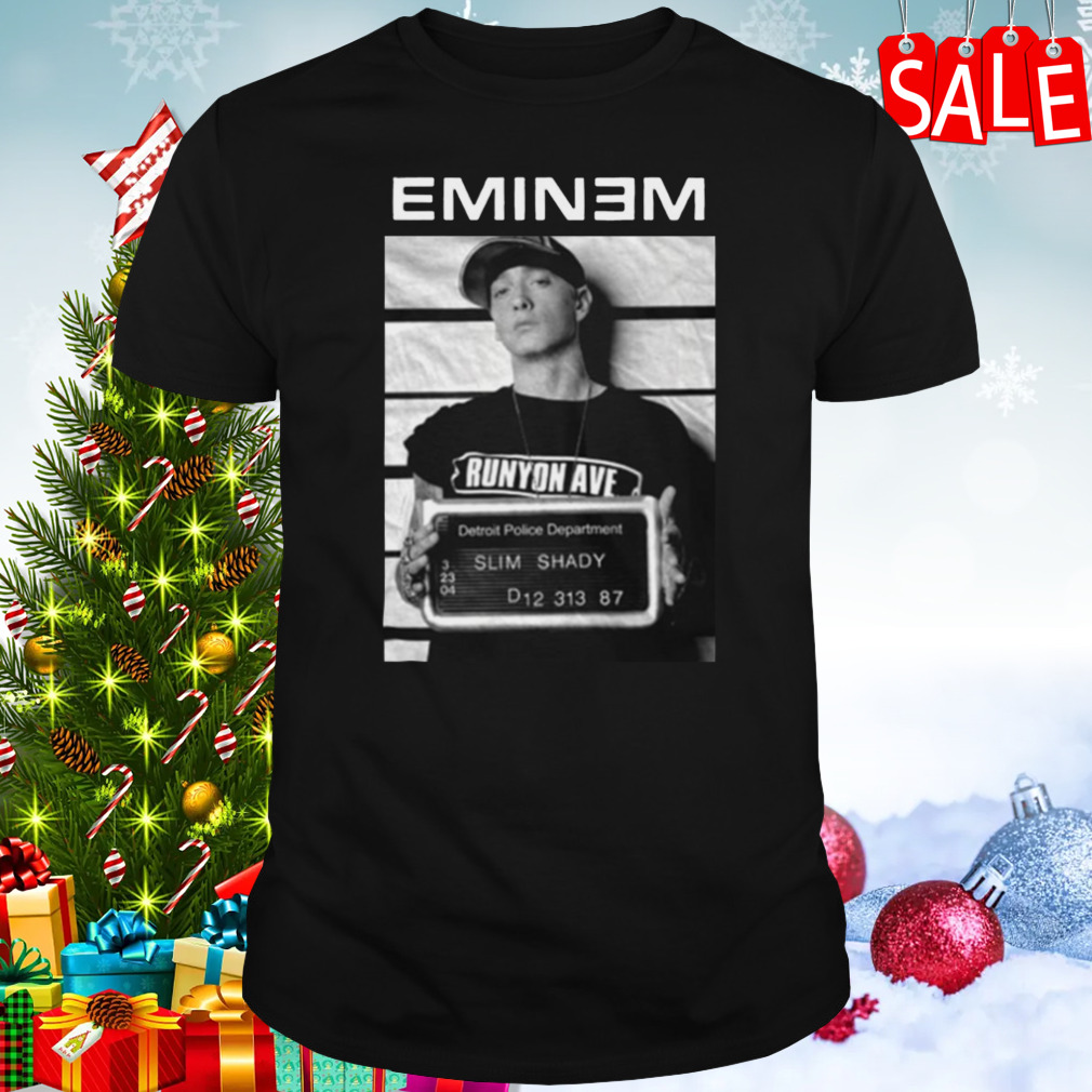 Vintage Eminem Mugshot Bloody Horror shirt