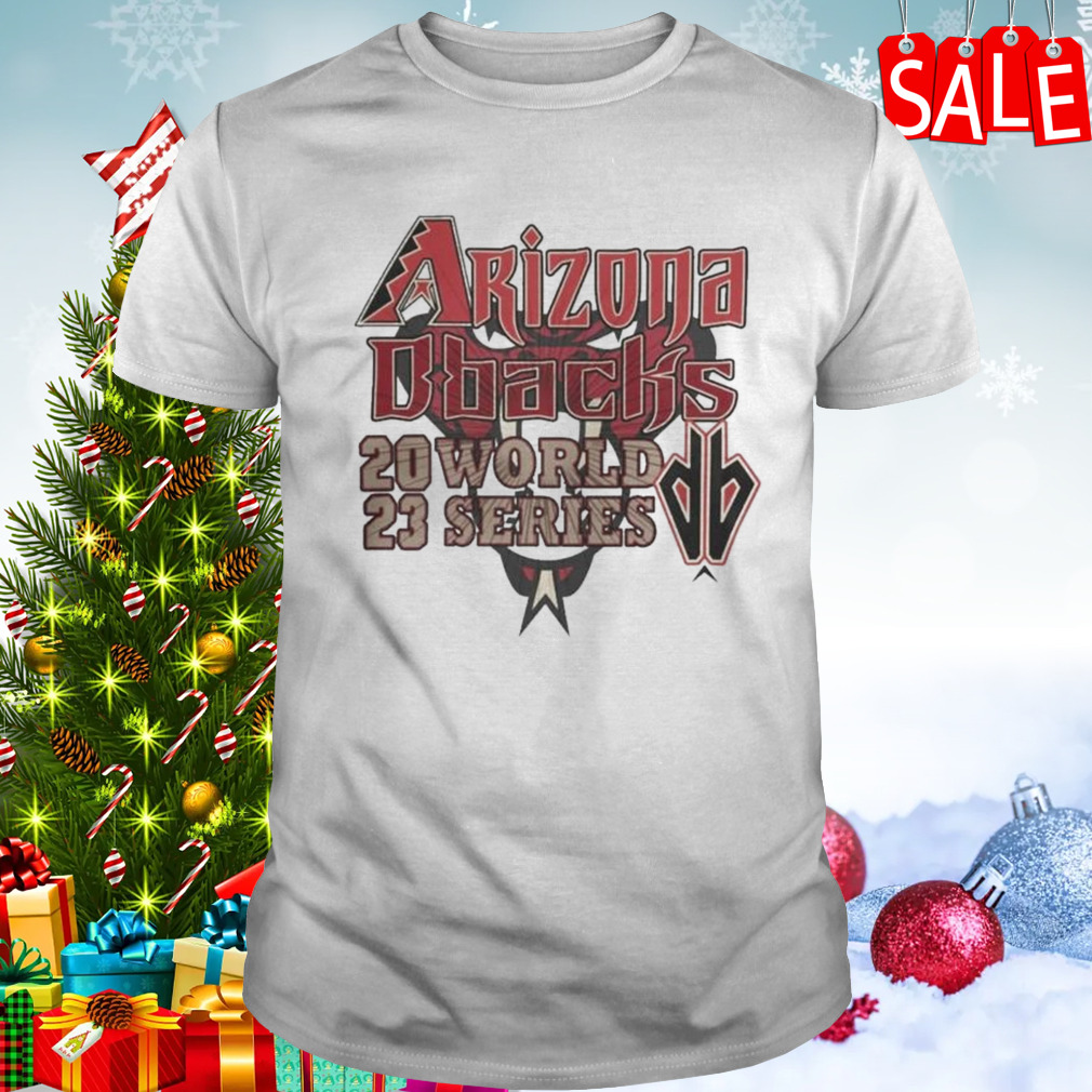 White Arizona Diamondbacks Baseball 2023 World Series T-shirt