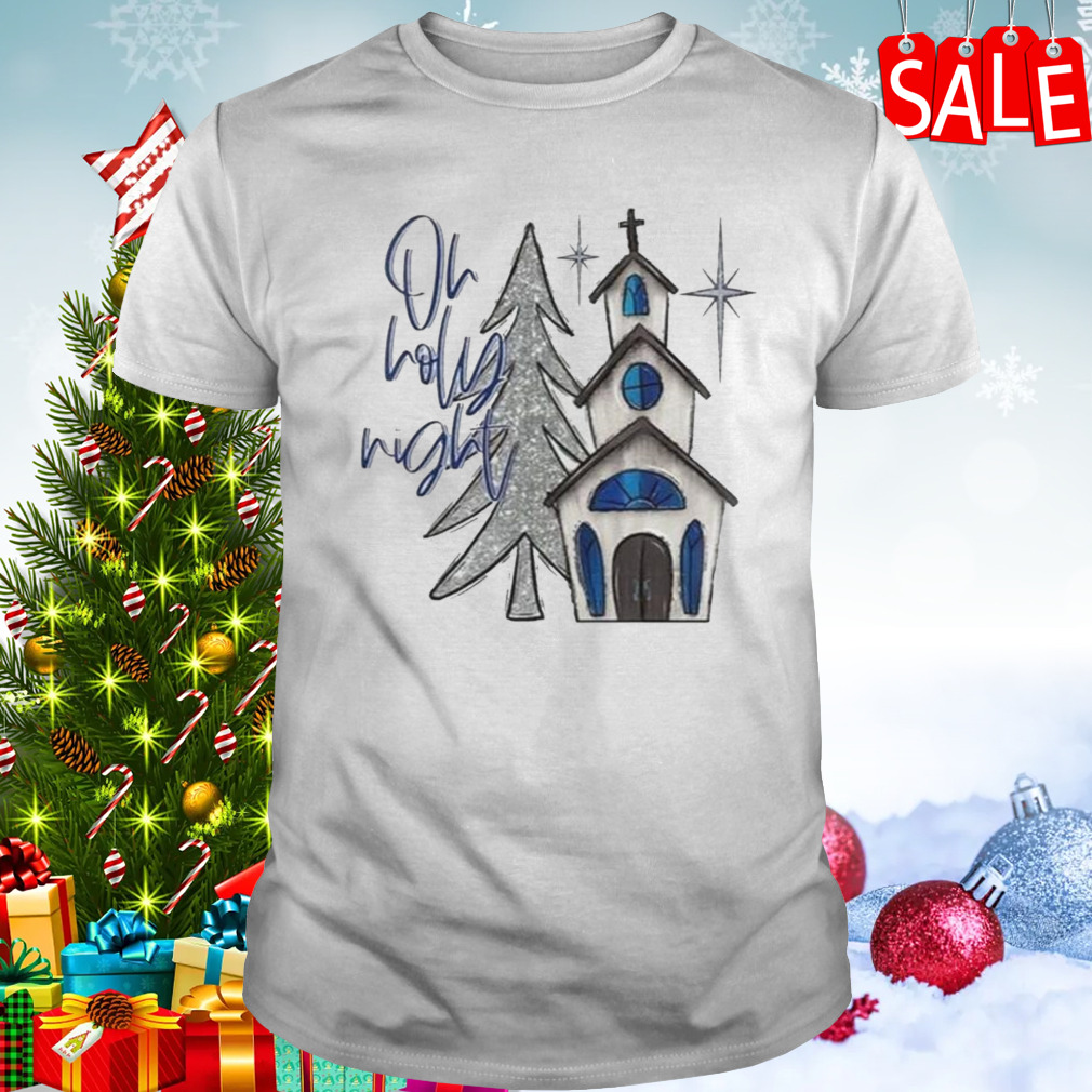 Holy Night Christian Christmas T-shirt