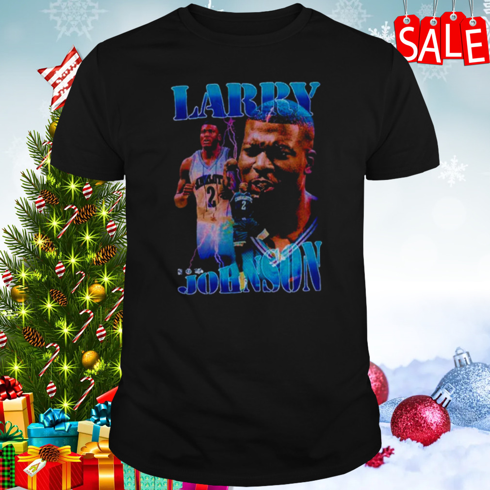 Larry Johnson Charlotte Hornets Player Stats shirt